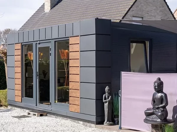 Conteneur Maison / Bureau 6×3 mètres modèle Stockholm avec sanitaires et cuisine – Image 2